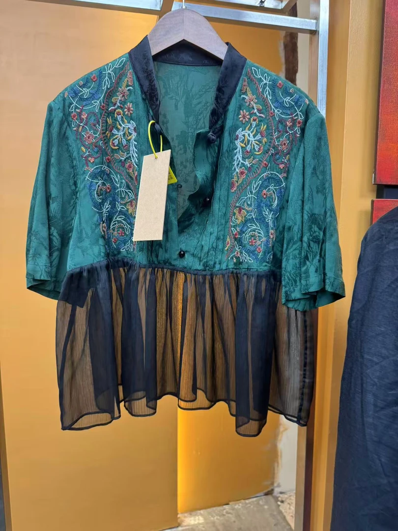 清 重工刺绣小衫