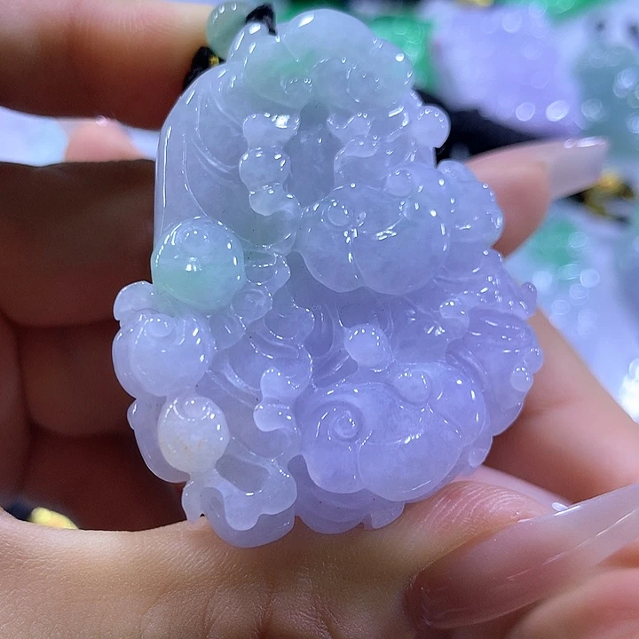 翡翠未镶嵌颈饰天然翡翠A货吊坠