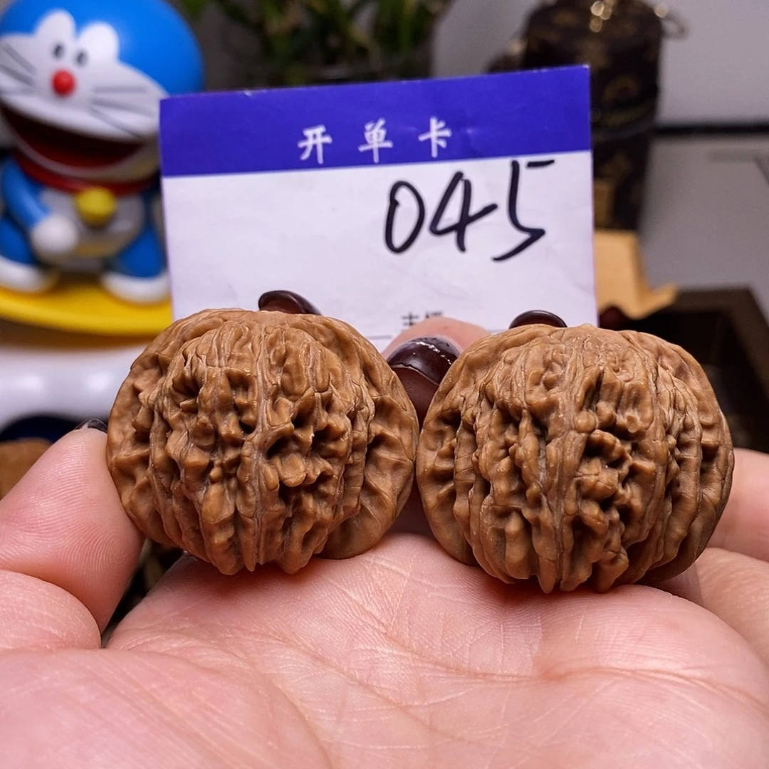 吊坠桃核文玩核桃四座楼39全品n