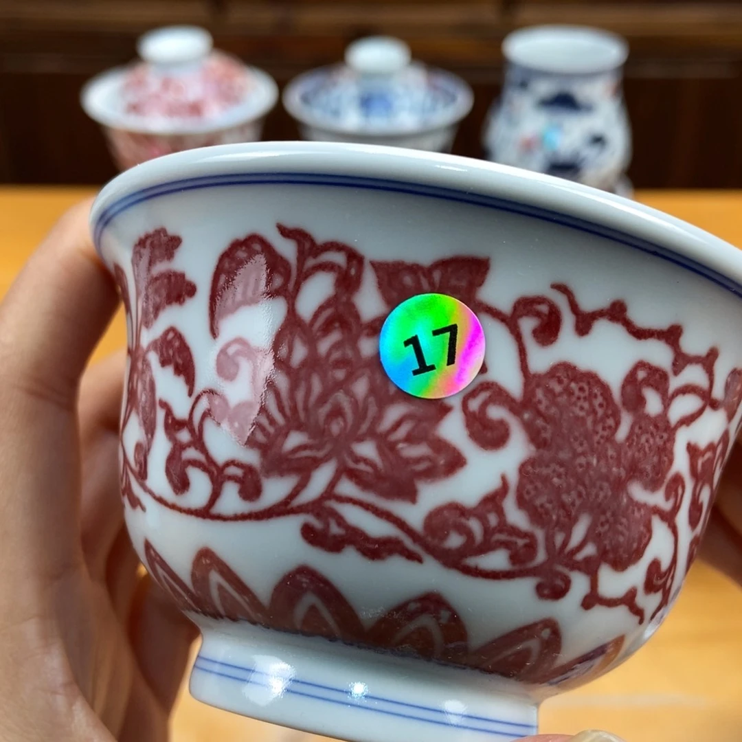 手绘现代茶具非古董