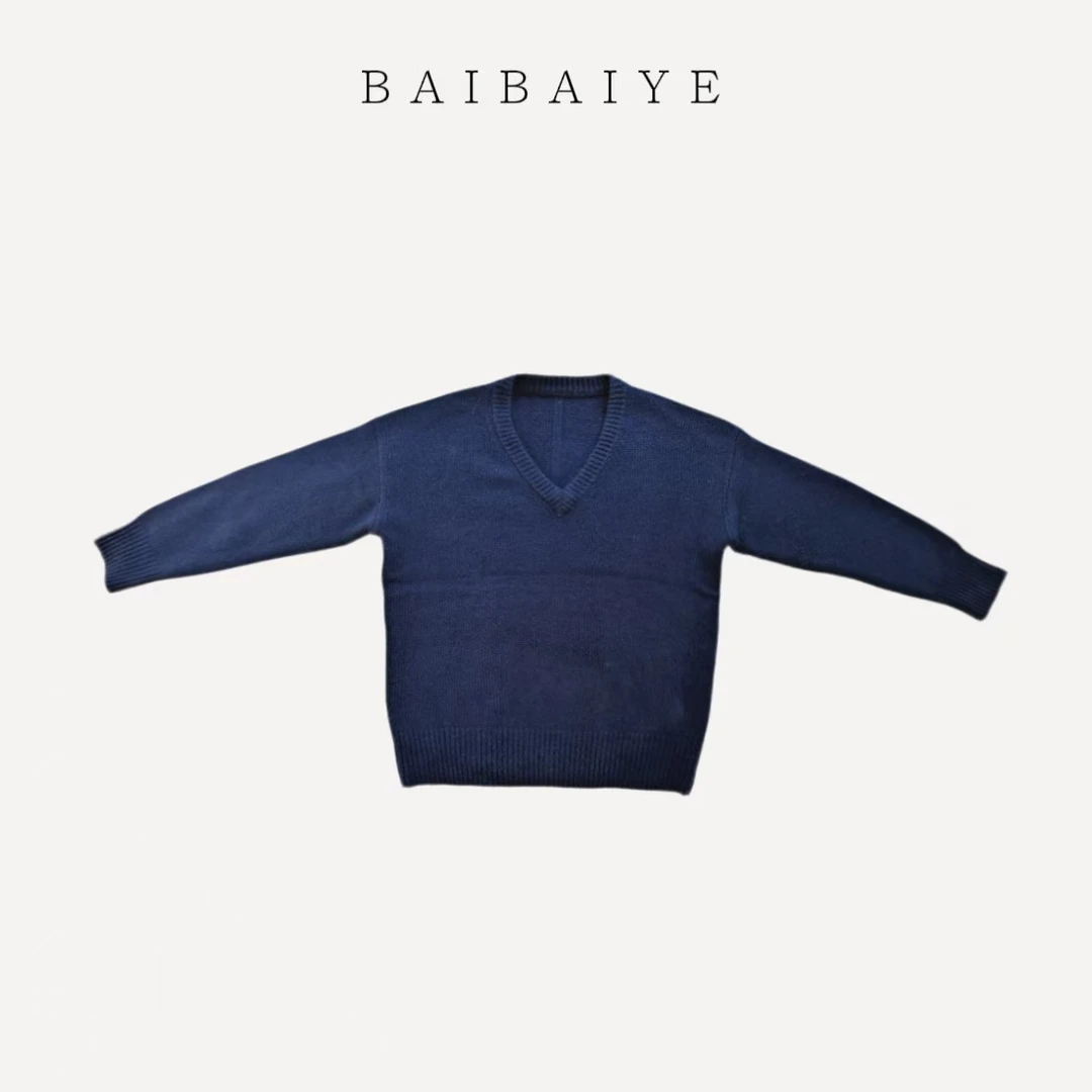 慵懒廓形羊毛粗纱大毛衣【BAIBAIYE】Z25FM152