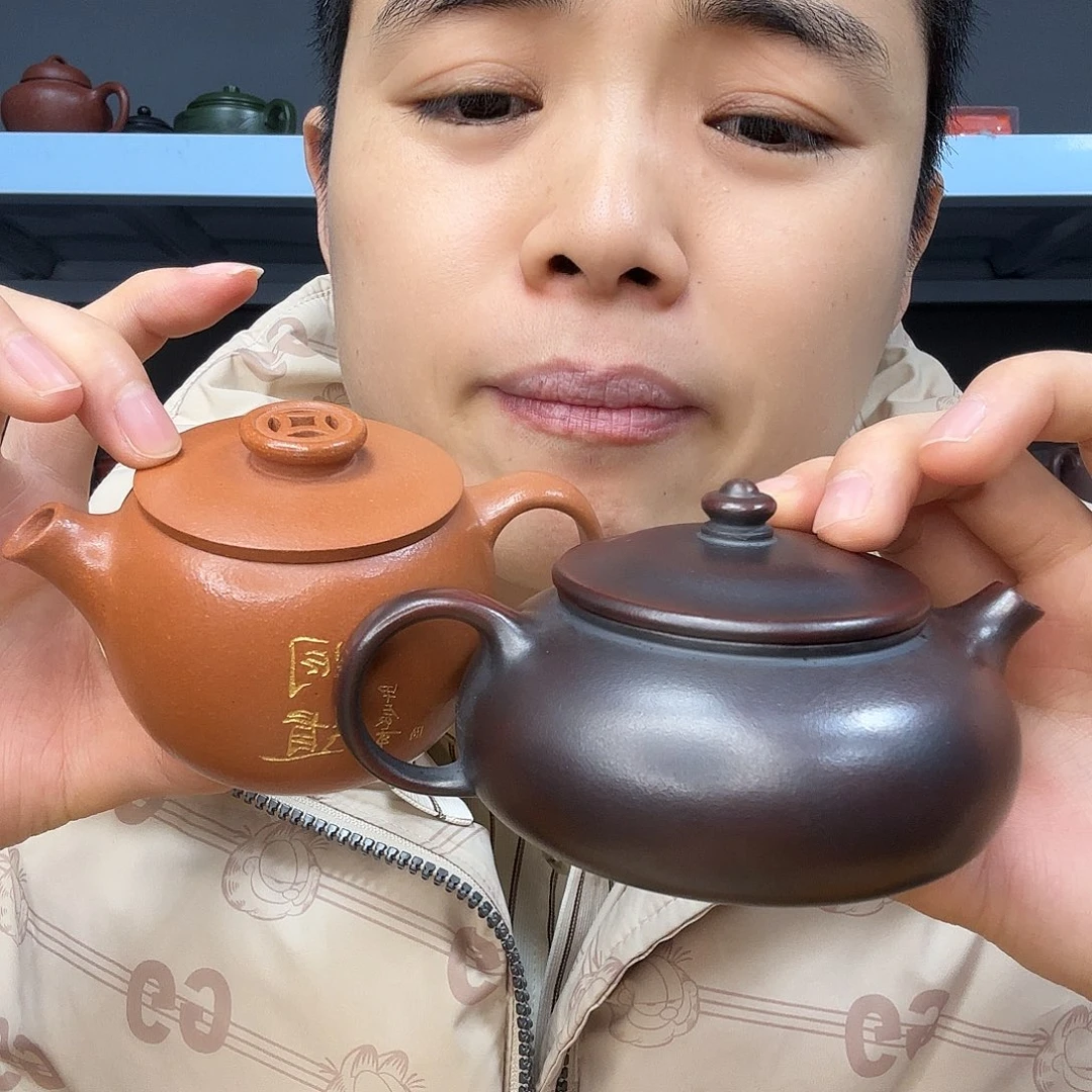 紫砂茶壶民间手艺人全手工制作