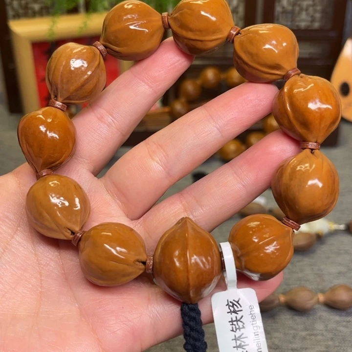 橄榄核手串/手链梅林铁核老料2.2*2.5