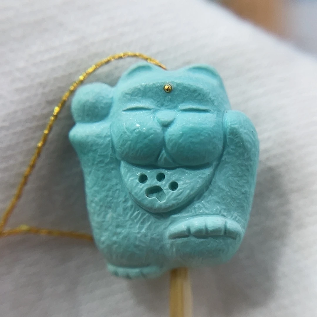 未镶嵌绿松石珠宝奇石