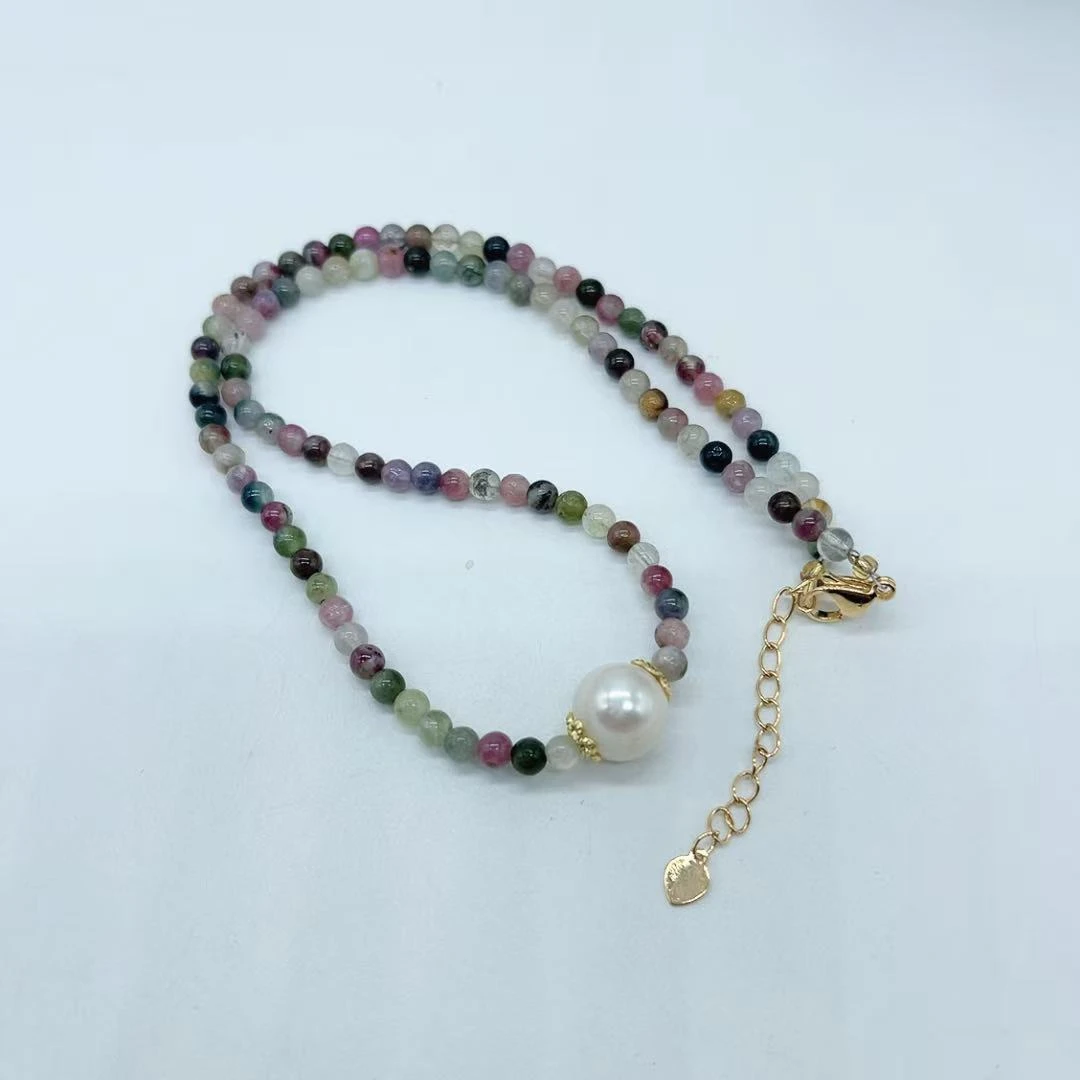 【玉美人曌璞阁】碧玺项链（多样性发货拍一发一）