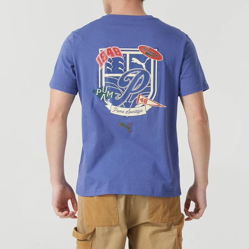 PUMA彪马短袖上衣2025夏季新款男装运动服休闲跑步半袖T恤632939