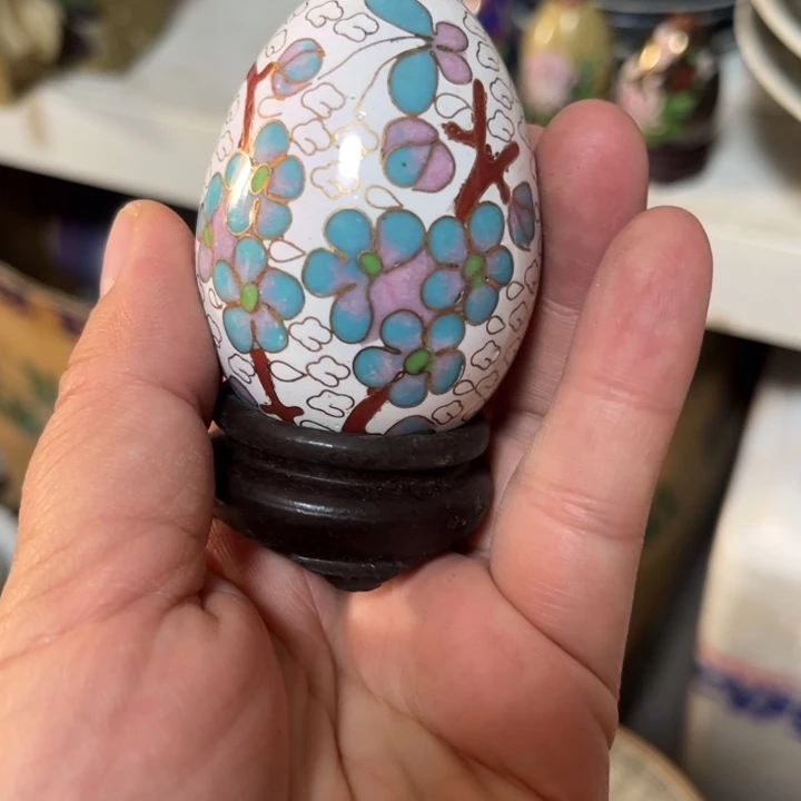 看好下单不退不换白色景泰蓝