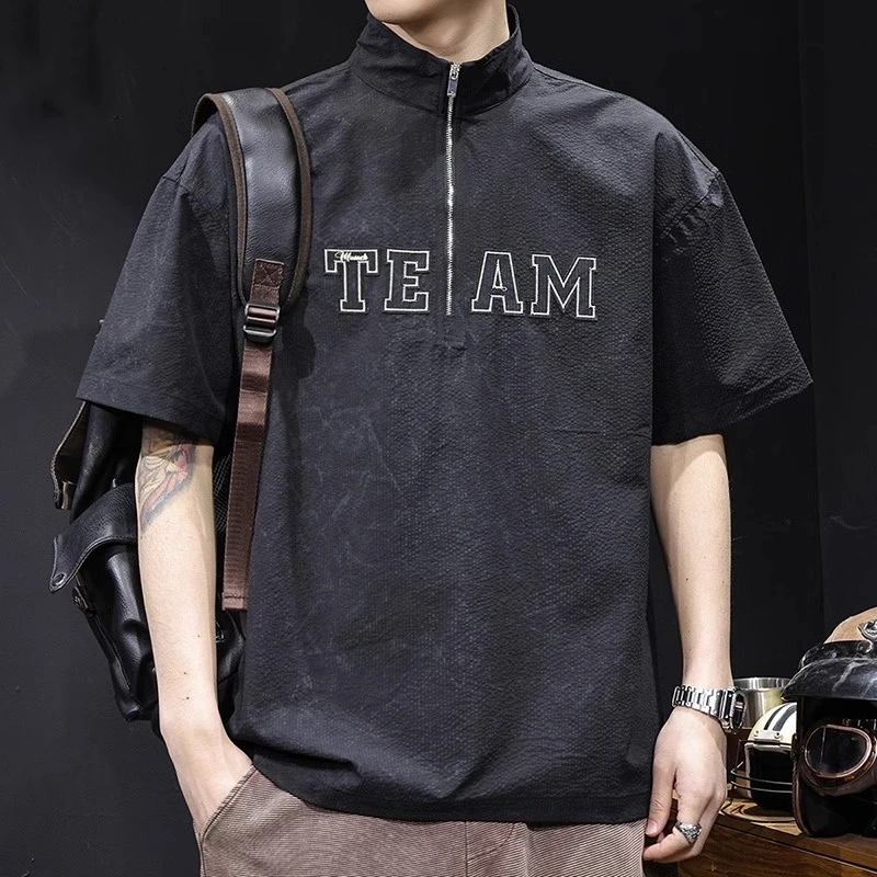 U&PURA短袖polo衫男大码休闲百搭夏季潮流韩版宽松百搭舒适潮流