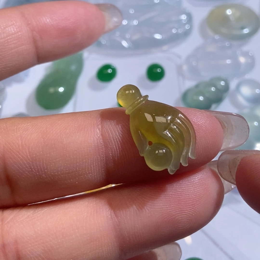 未镶嵌定制翡翠翡翠20.4/12.3/4