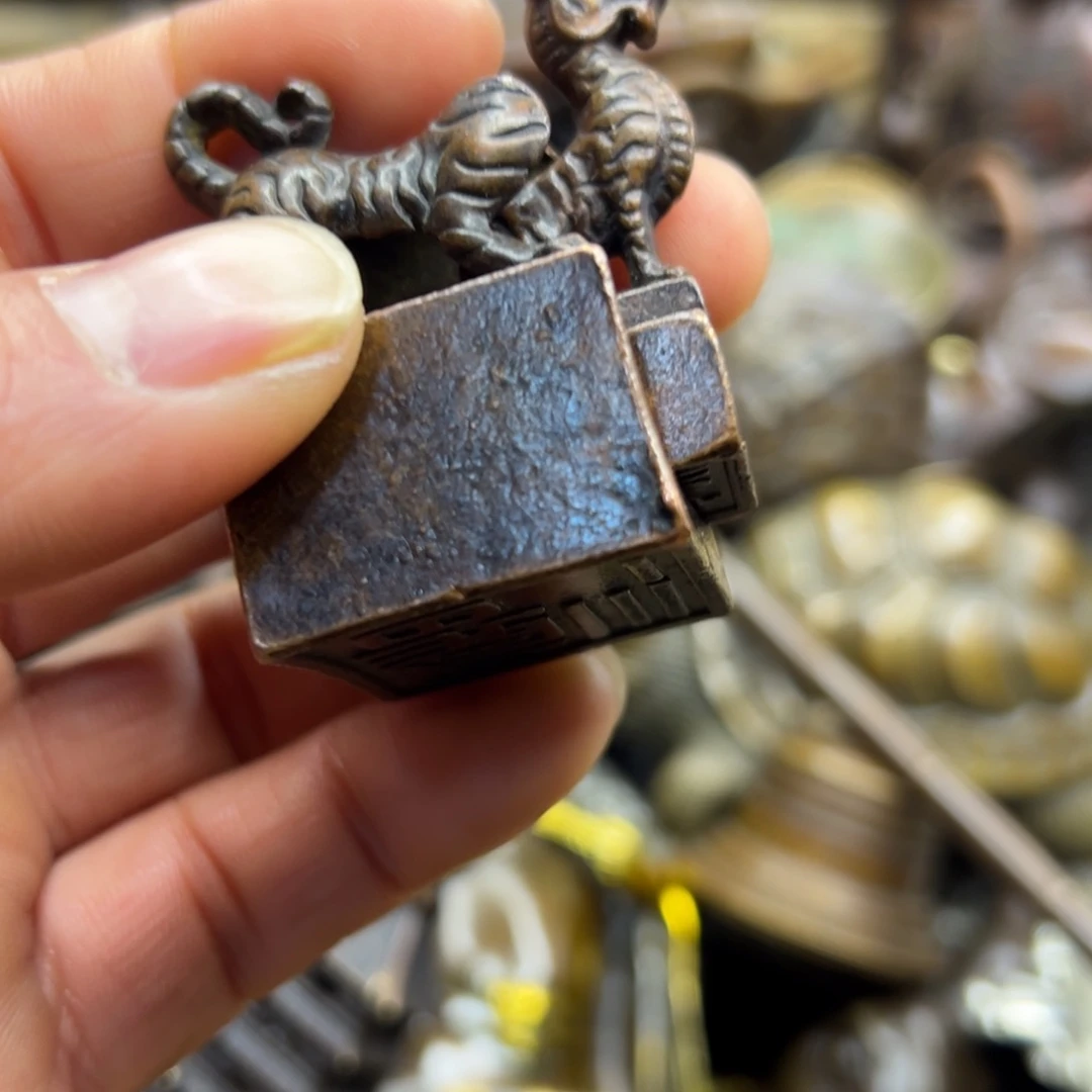 铜摆件欢迎欢迎你