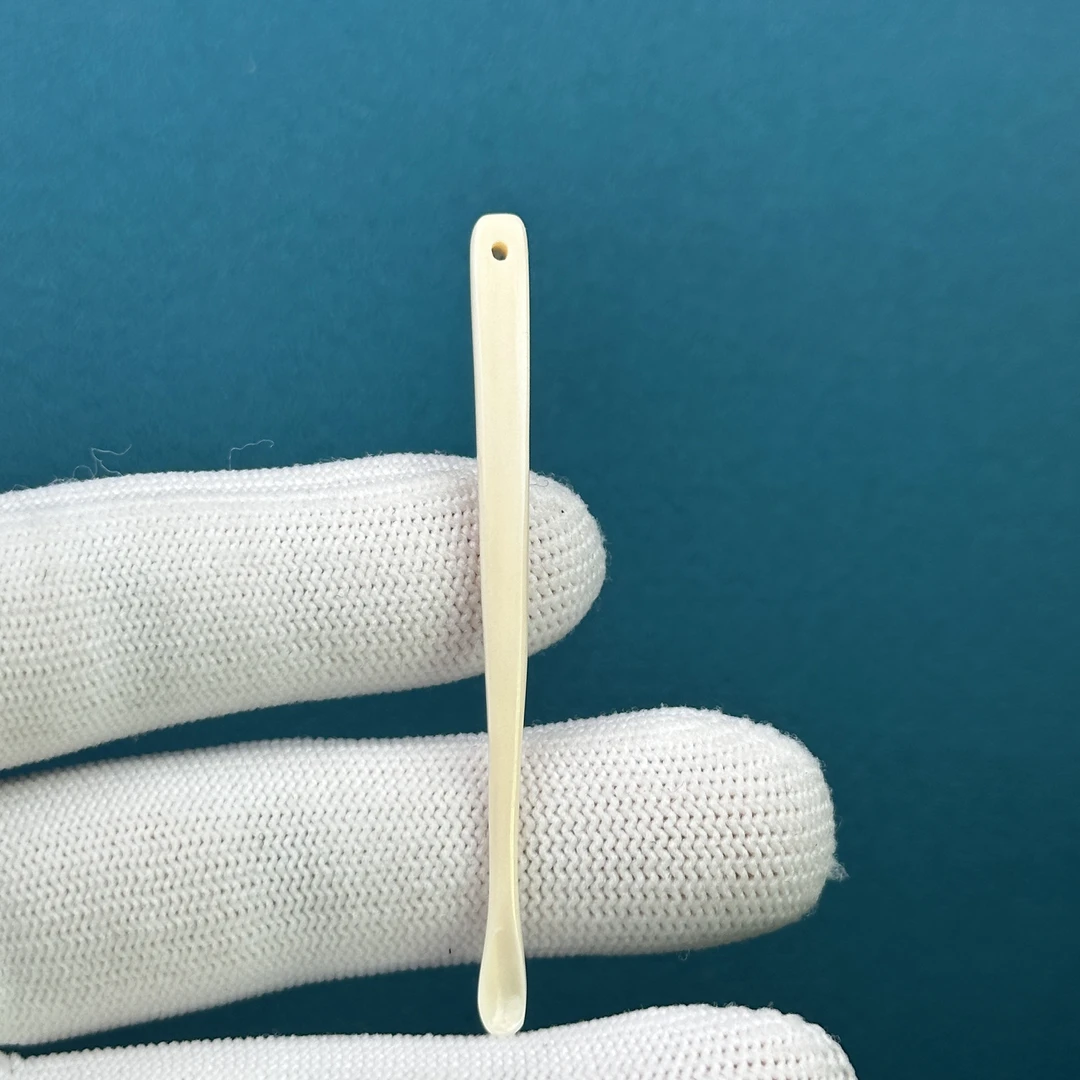 J27-79天然猛犸牙 掏耳勺 62.9mm一物一图假一罚十