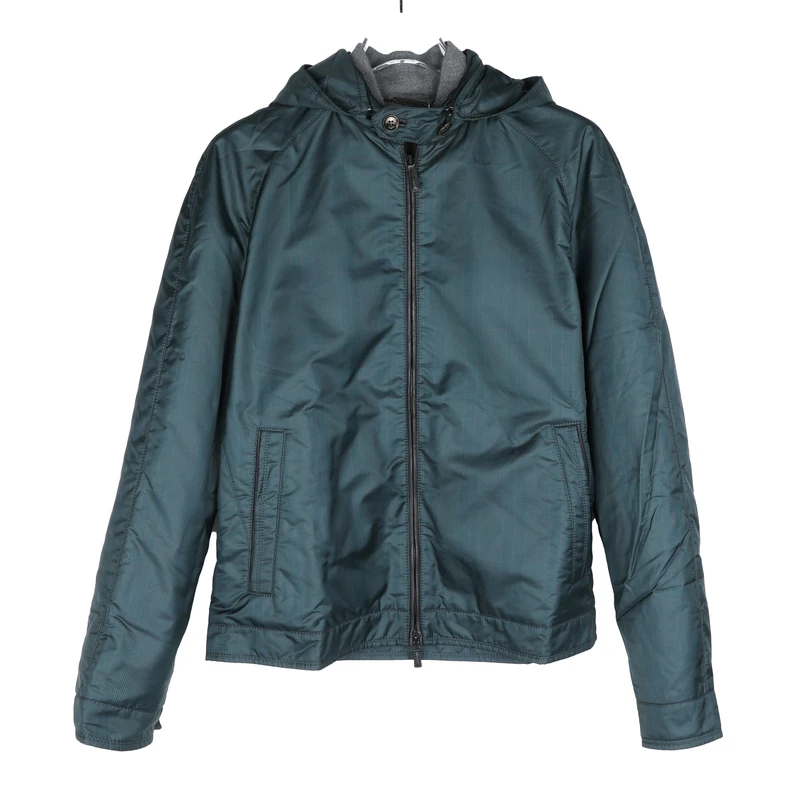杰尼亚 Ermenegildo Zegna 男士防风连帽外套 UDT34476YB339560