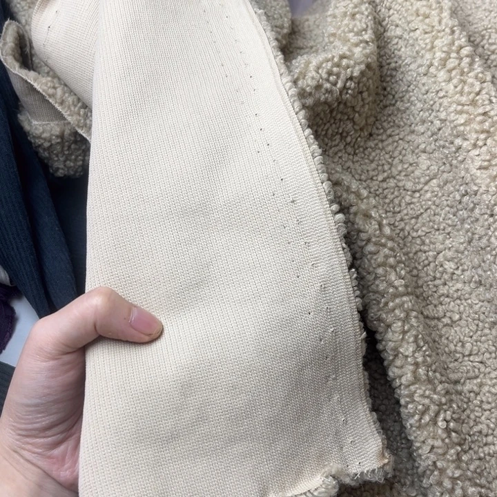 混纺环保羊羔毛1米