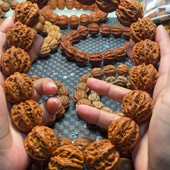 手串文玩核桃粗筋八棱
