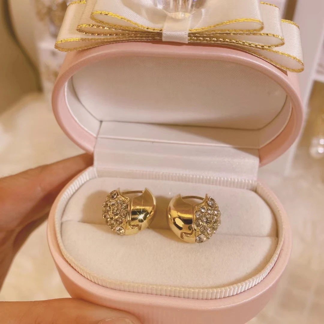 铜合金耳饰 气质轻奢时尚百搭个性精致小众耳饰LY0340