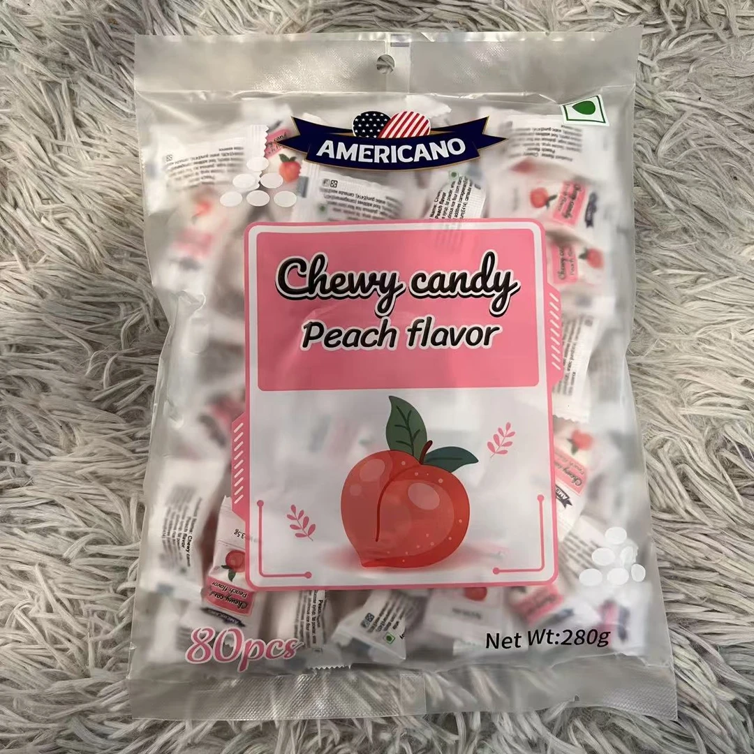 南亚风味水蜜桃味乳球软糖