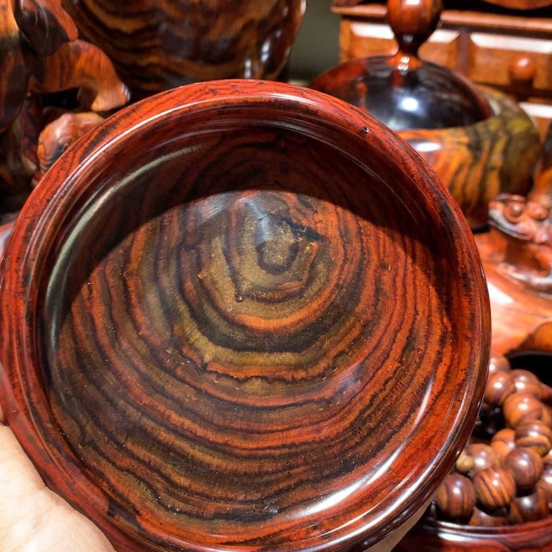 用***7木大红酸枝漂亮小的盘