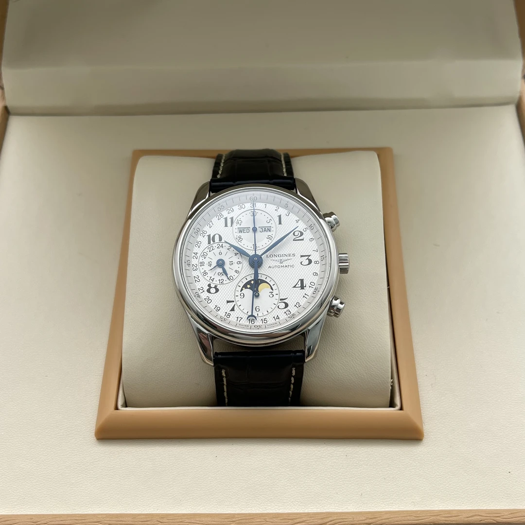 95新 Longines/浪琴 八针月相/A83355/自动机械/40mm