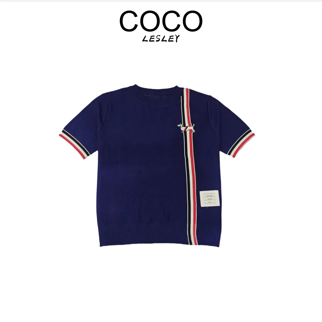 【COCO LESLEY】时尚百搭T恤女春夏2025新款TB小狗上衣X142