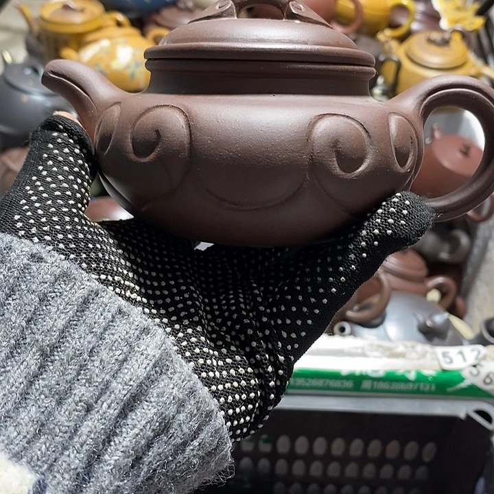 紫砂茶壶口裂微瑕