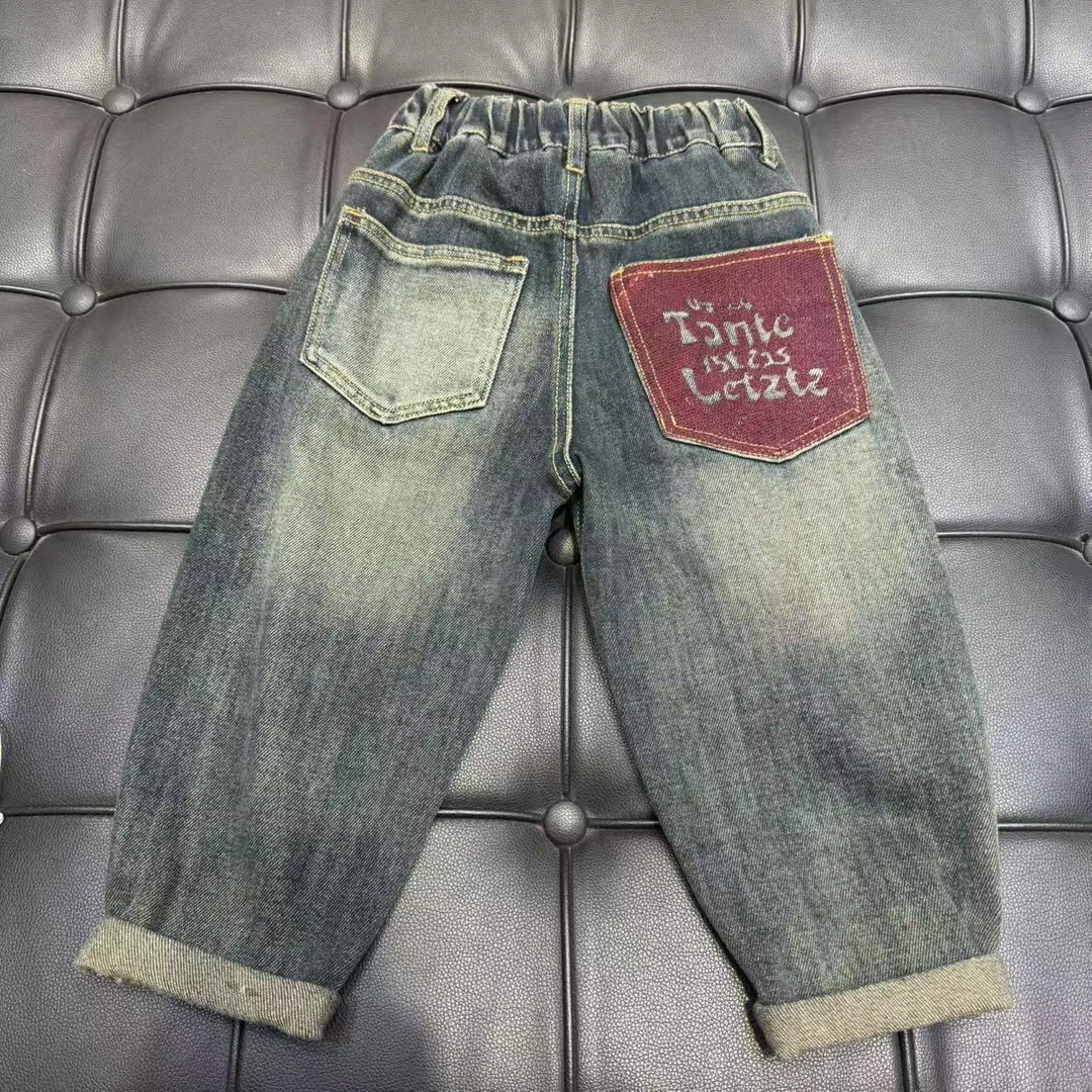 杭州六小六正版 BY LIUXIAOLIU春季儿童牛仔裤6139