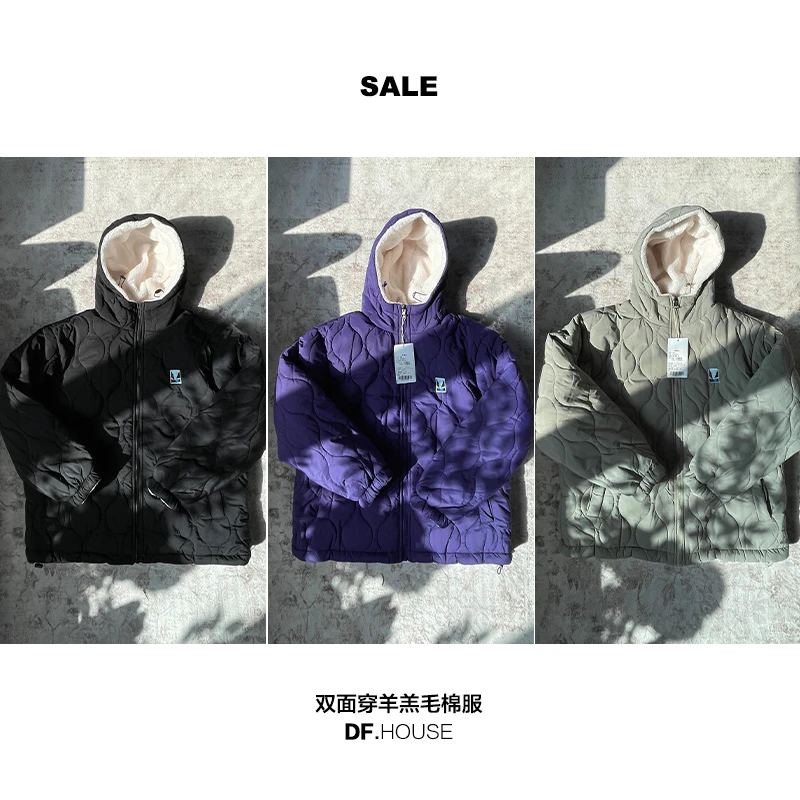 「季末福利」双面穿北极绒棉衣三明治系列御寒保暖5256