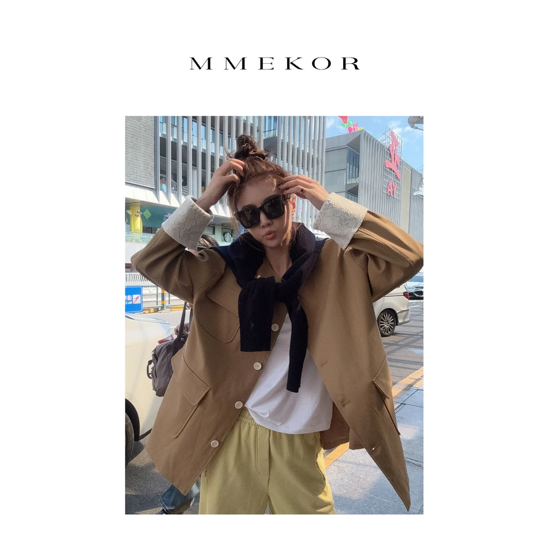 MMEKOR“布蕾风衣”2025新款千金玛德琳时髦外套 89210