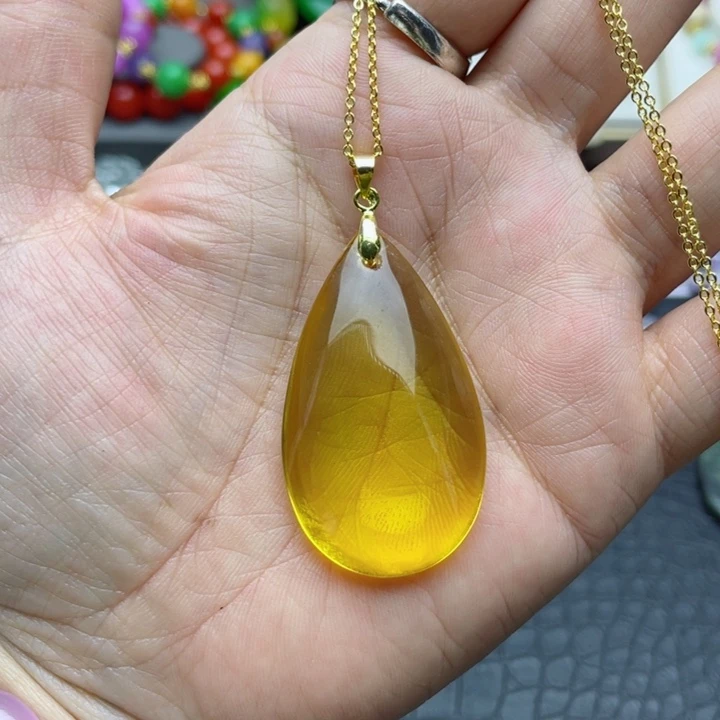树脂制品25号水滴吊坠