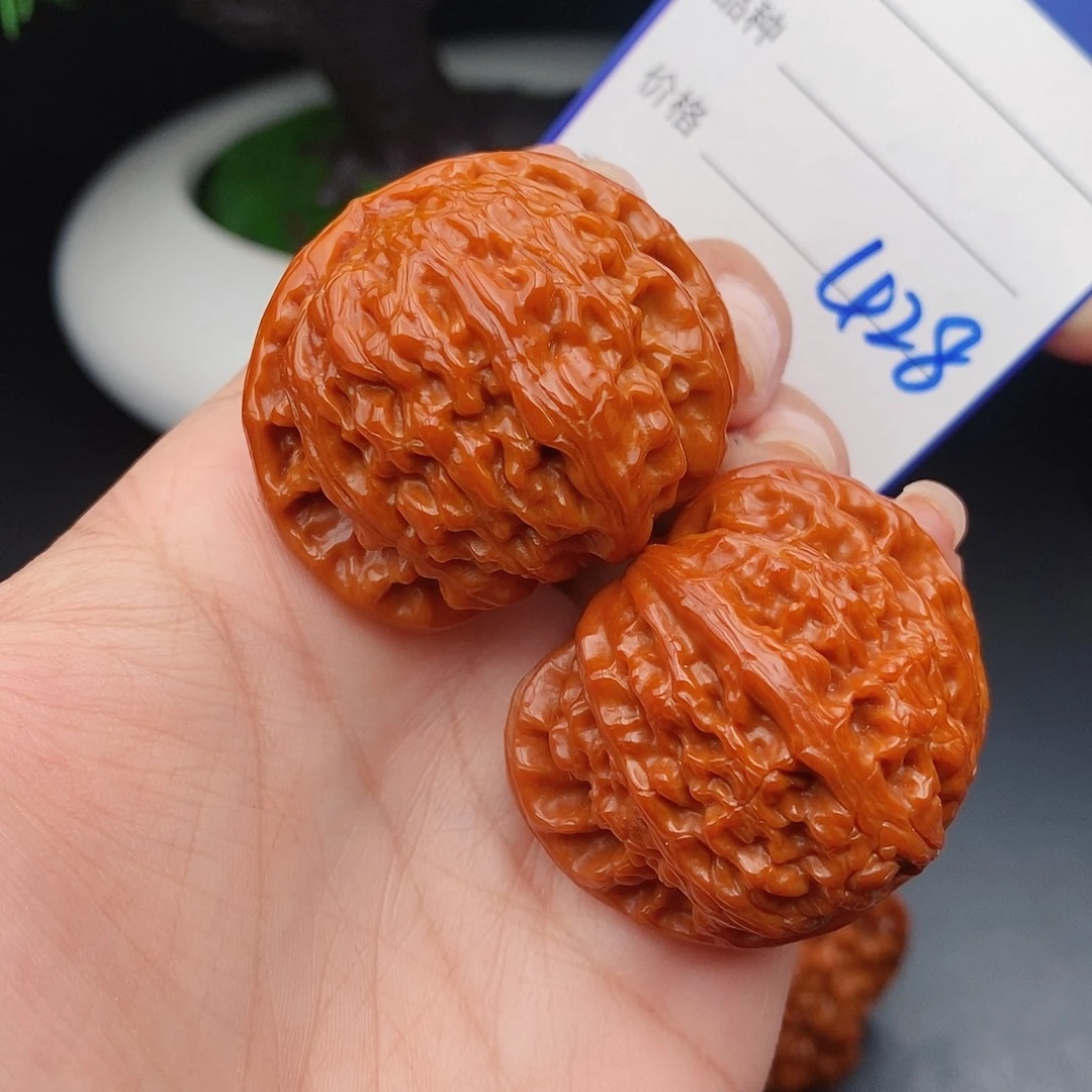 把件文玩核桃41球白428