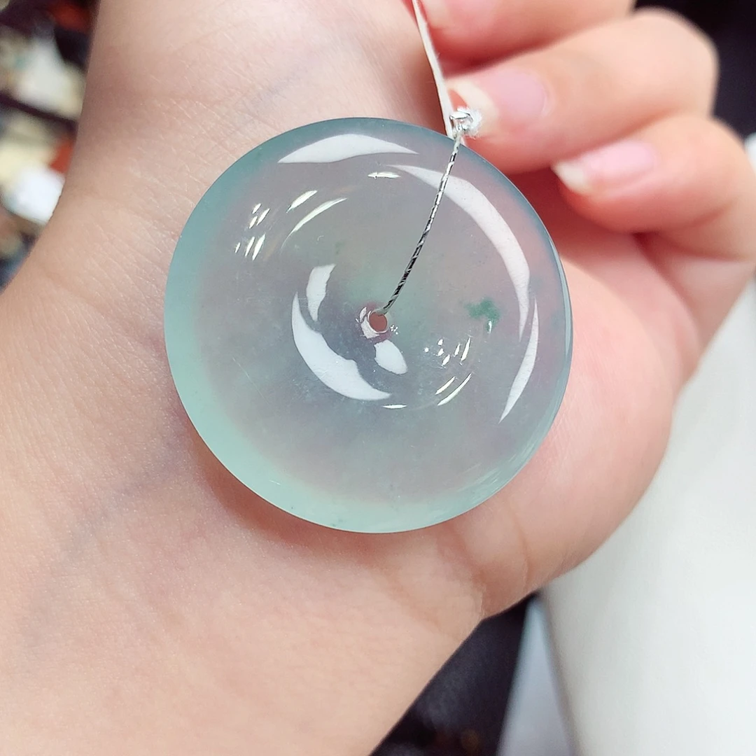 翡翠未镶嵌颈饰翡翠85，32.3/6.1