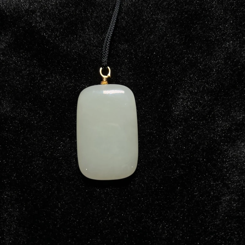 景景严选-和田玉无事牌吊坠32*50mm/多样性发一