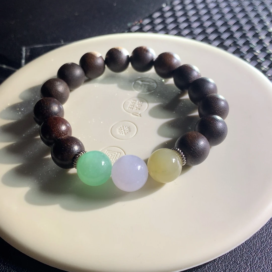 翡翠未镶嵌手串卡10 福利