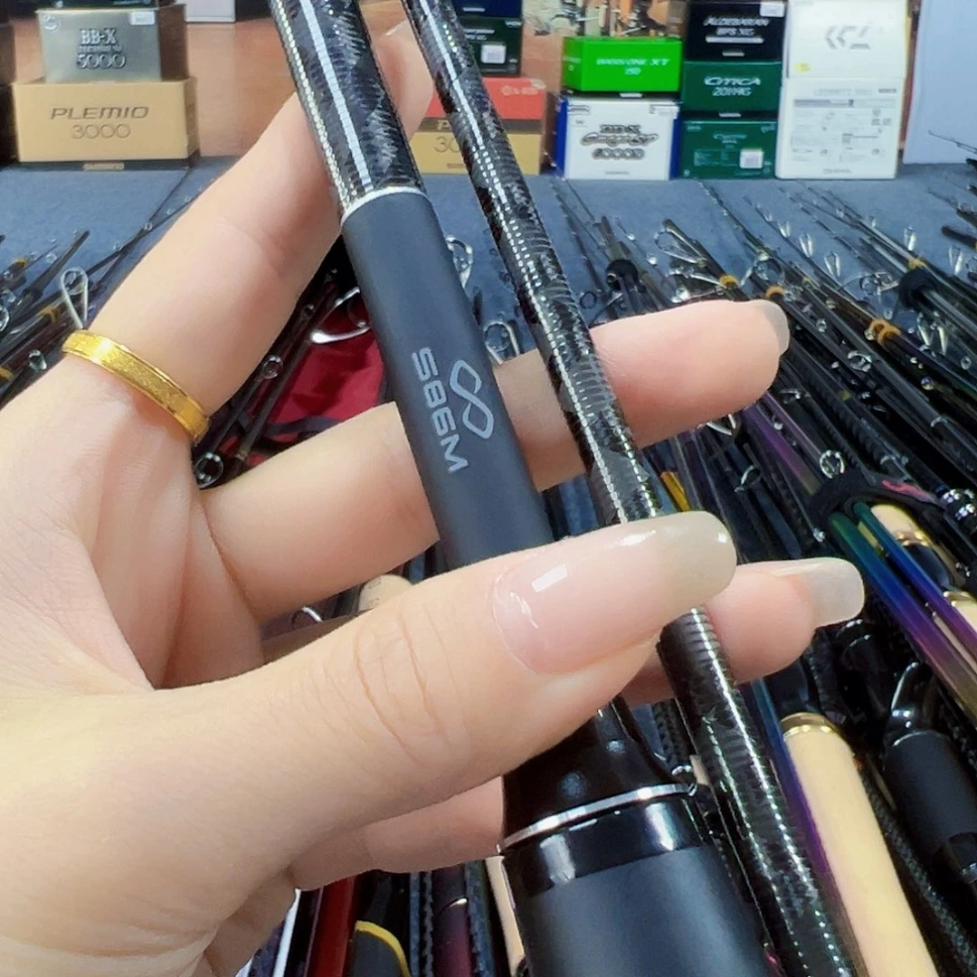 明***设3.8m碳素2.59英菲远投竿子