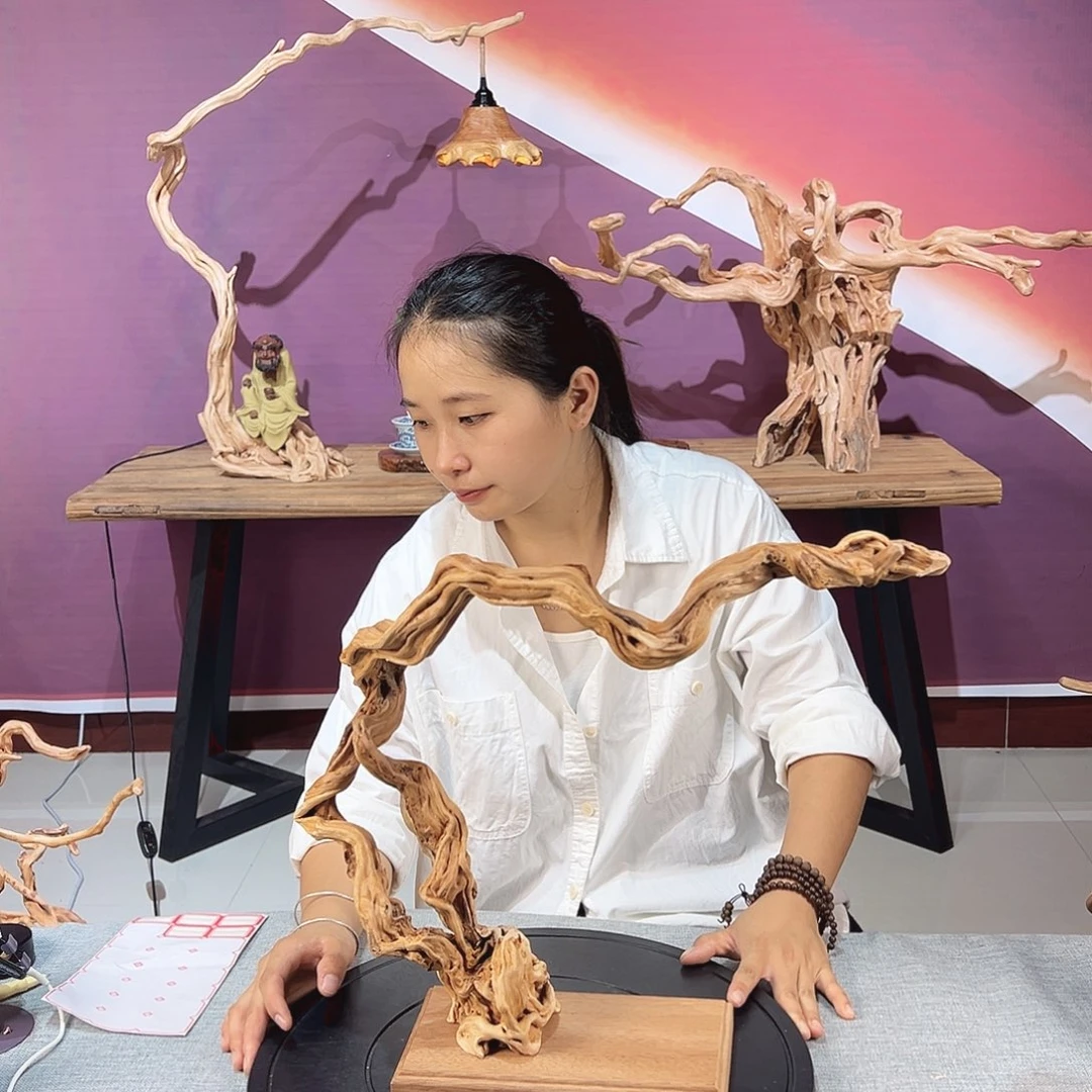 心***宣木天然杜鹃根根艺摆件