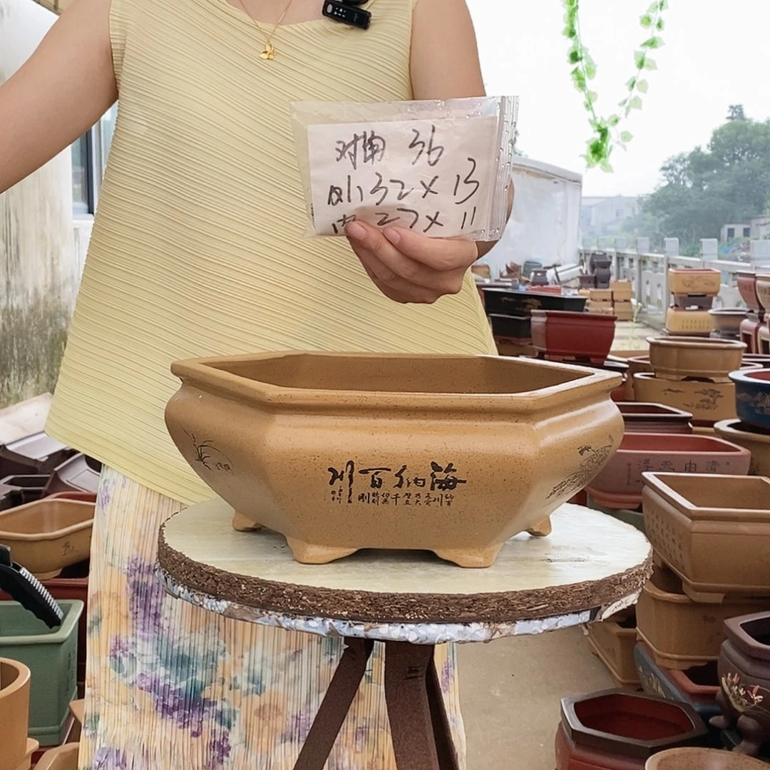紫砂花盆紫砂花盆