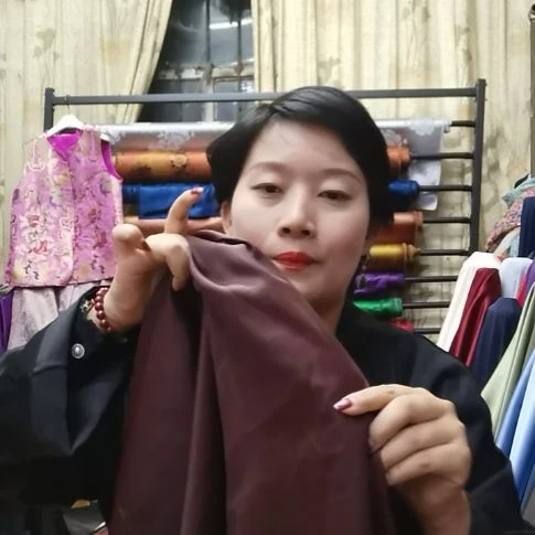 蚕丝1.5米红云纱布料