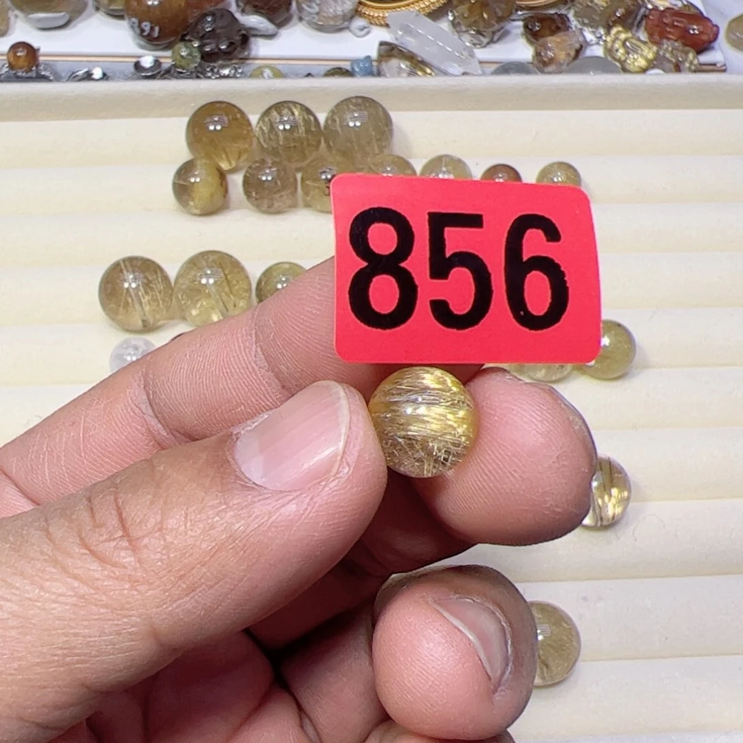 水晶颈饰未镶嵌钱****袋打孔就不退不换