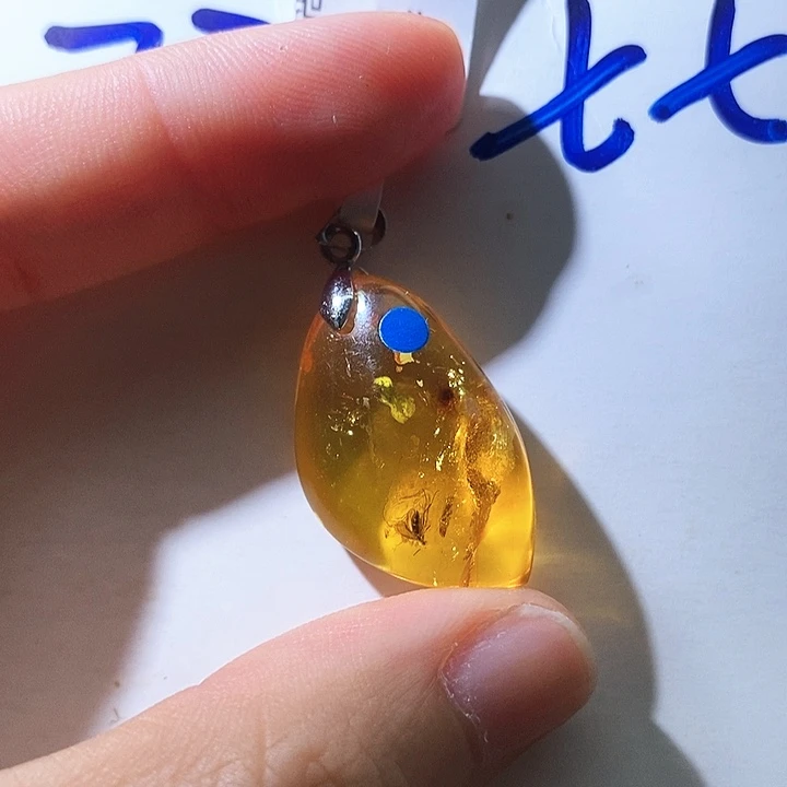 未镶嵌颈饰琥珀琥珀虫珀福利