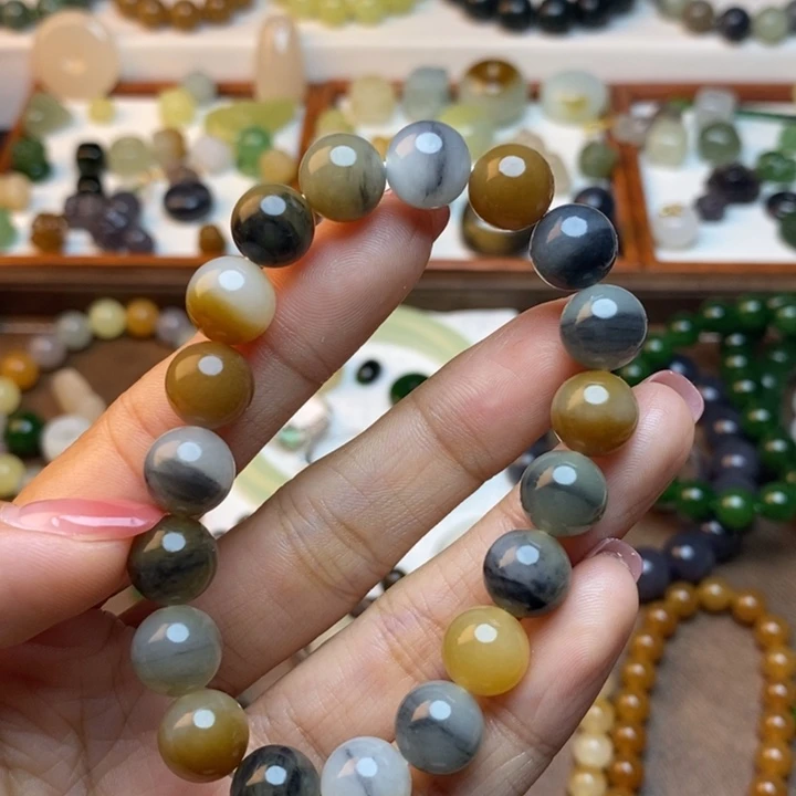 和田玉未镶嵌手链