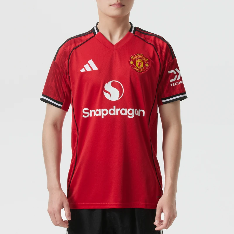 Adidas阿迪达斯正品25/26赛季曼联主场球迷版足球训练短袖球衣