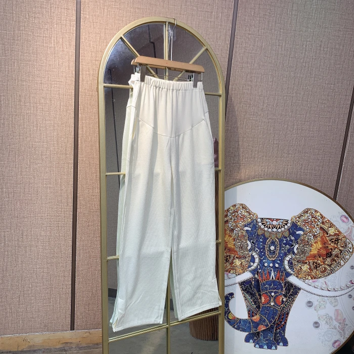 HU116孕妇杏色裤子XL100-140XXL150XXXL160