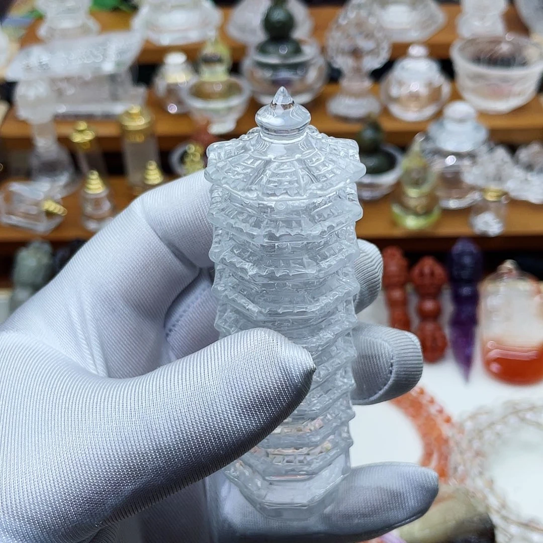 水晶摆件未镶嵌小*运摆件