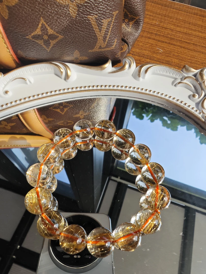 原创招米手链10-15mm正C