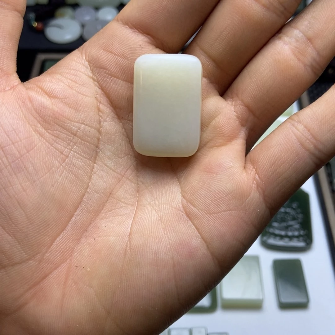 和田玉未镶嵌挂件俗*丶