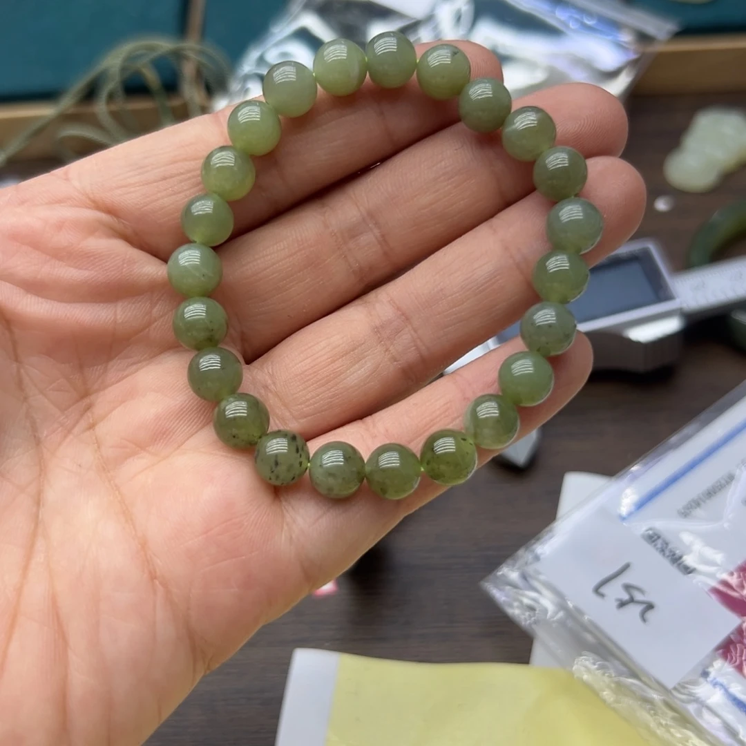 和田玉未镶嵌手链279