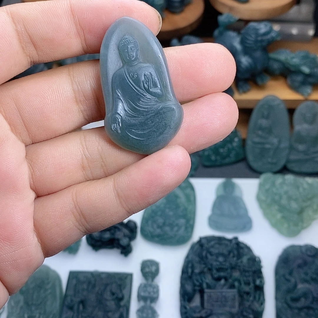 定制翡翠未镶嵌阿米