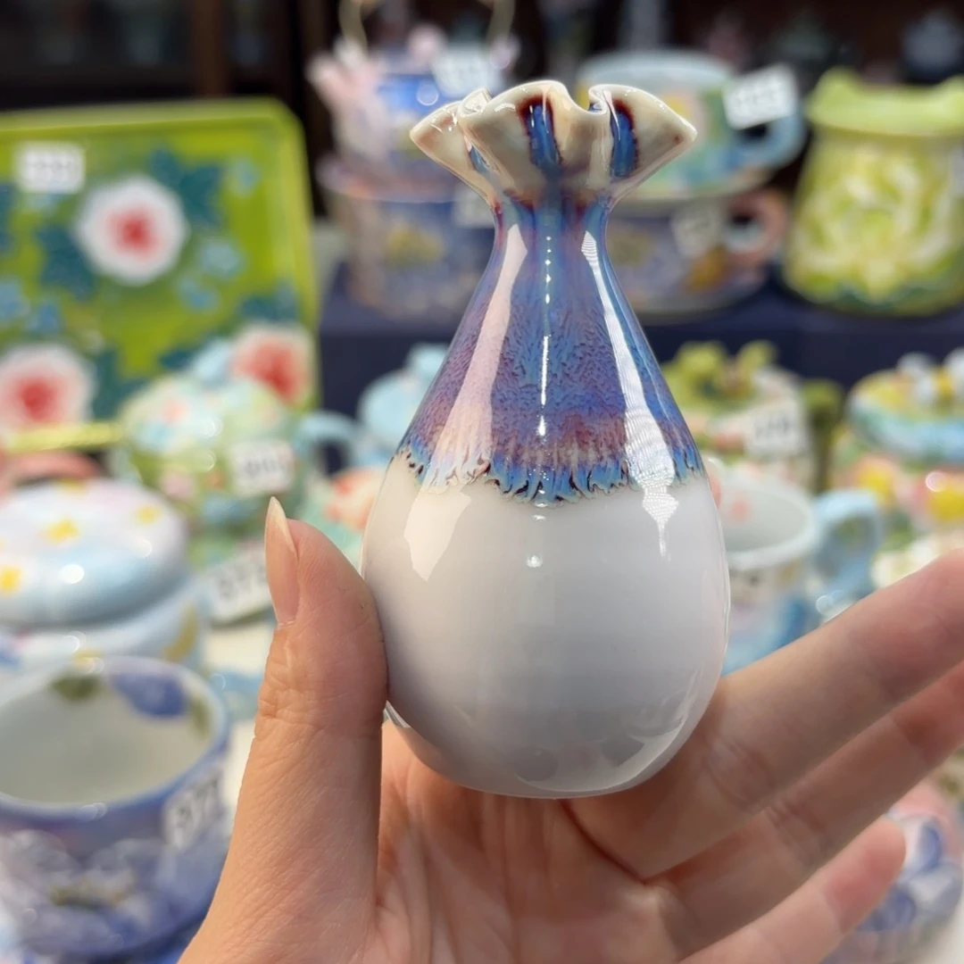 景德镇手绘高温釉下彩陶瓷茶具