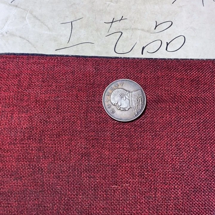 硬币铜加银工艺品摆件