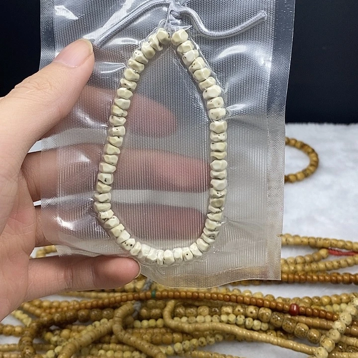d***o手串星月菩提卡7骨瓷白无相大肠