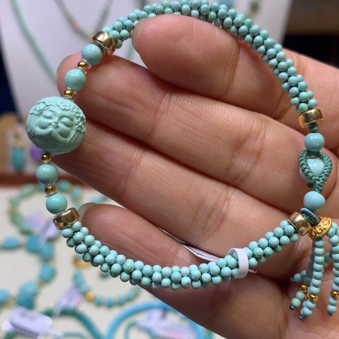 绿松石合金单圈单圈